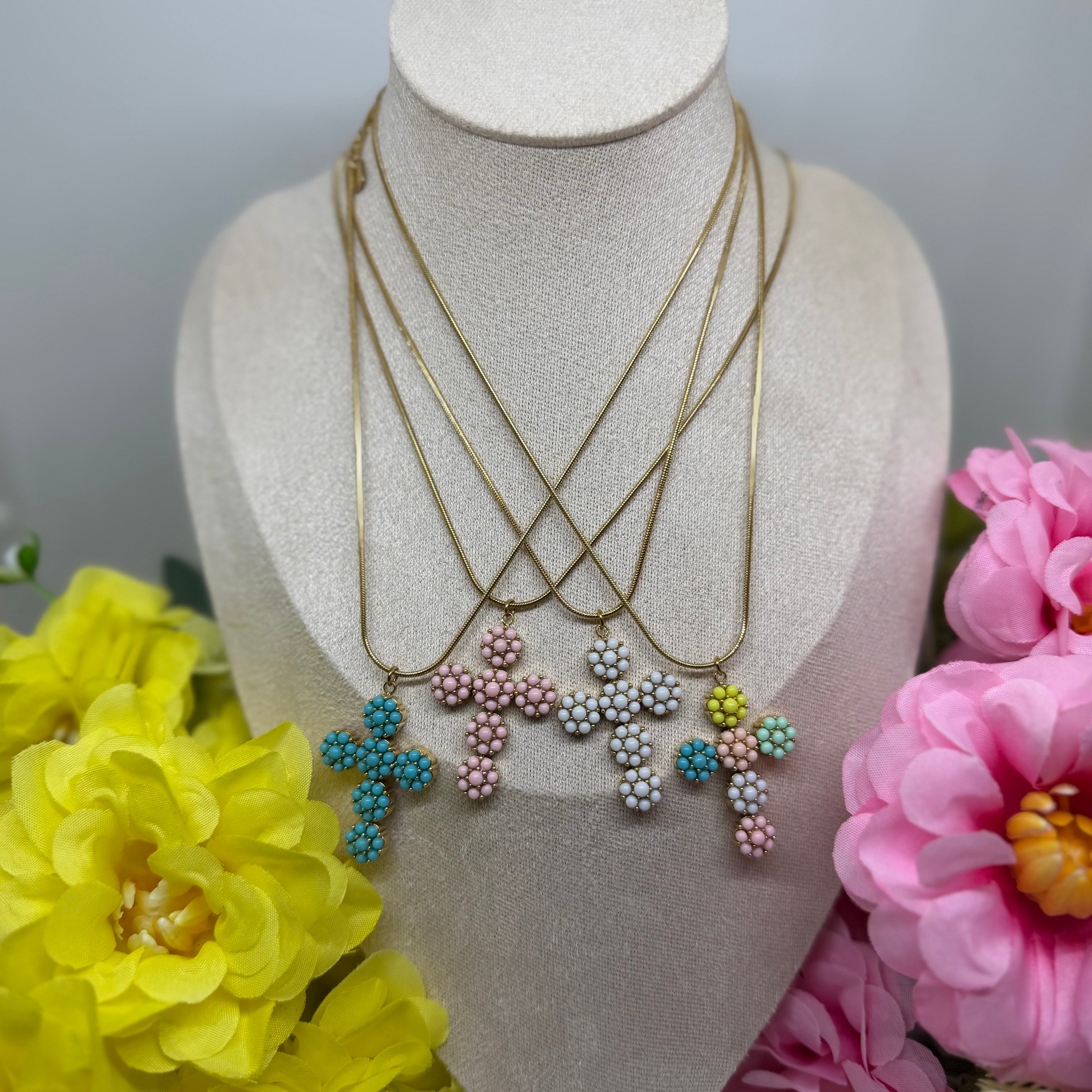 Collana Croce Pastel